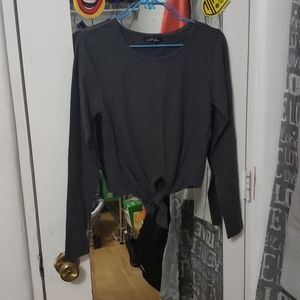 cropped long sleeve